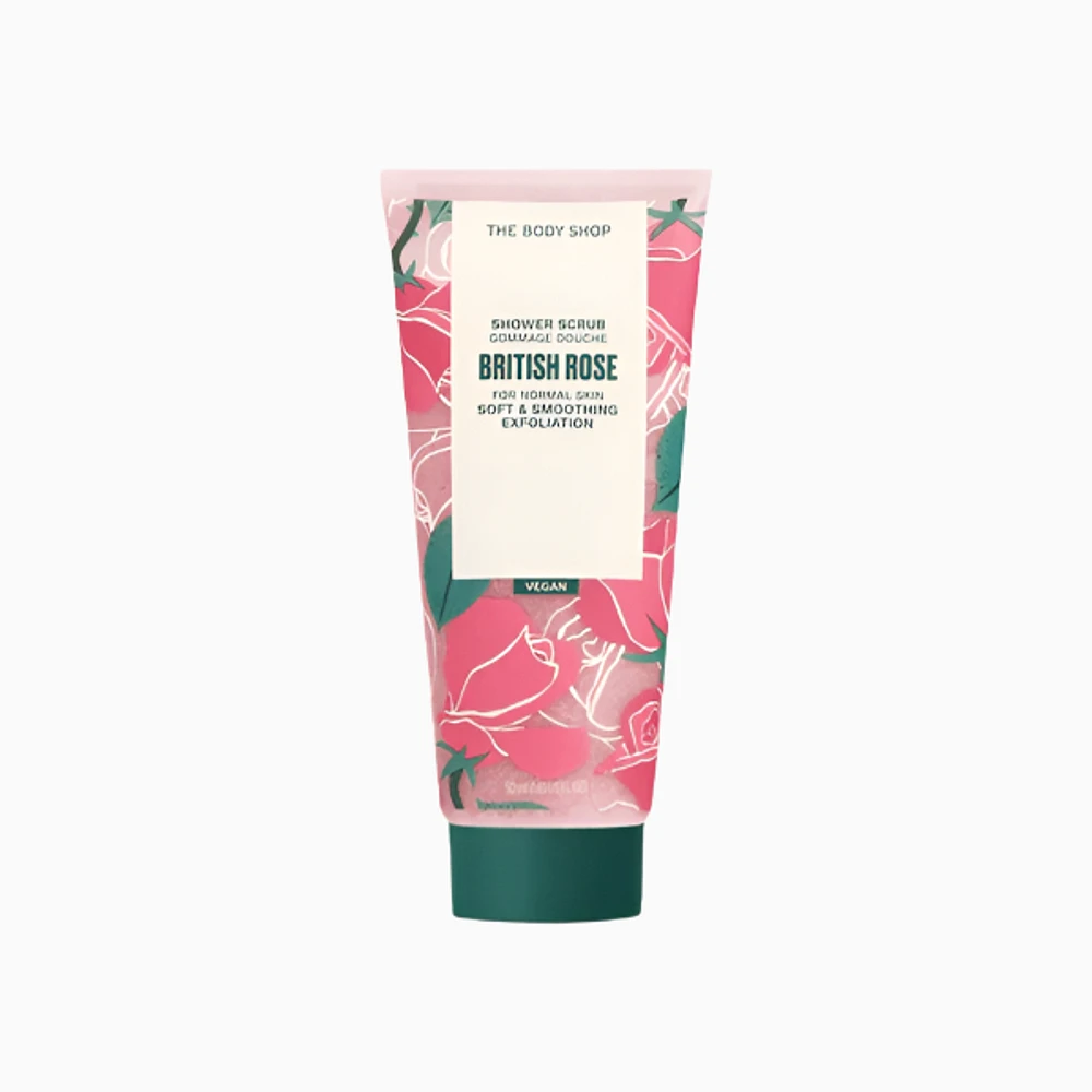 British Rose Shower Scrub