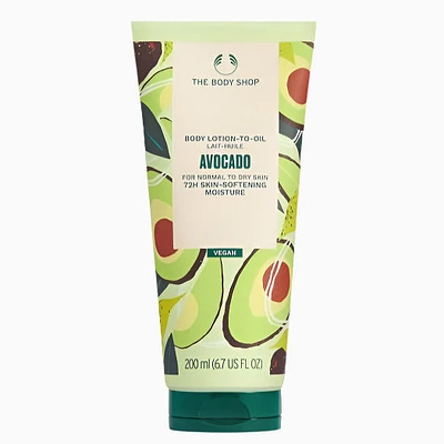 Avocado Lotion-to-Oil