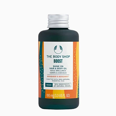 Boost Shine On Hair & Body Oil