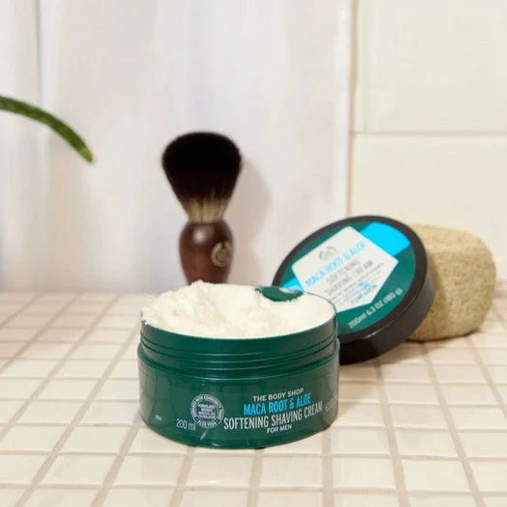 Maca Root & Aloe Softening Shaving Cream For Men