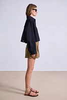 Cropped Trapeze Jacket