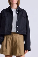 Cropped Trapeze Jacket