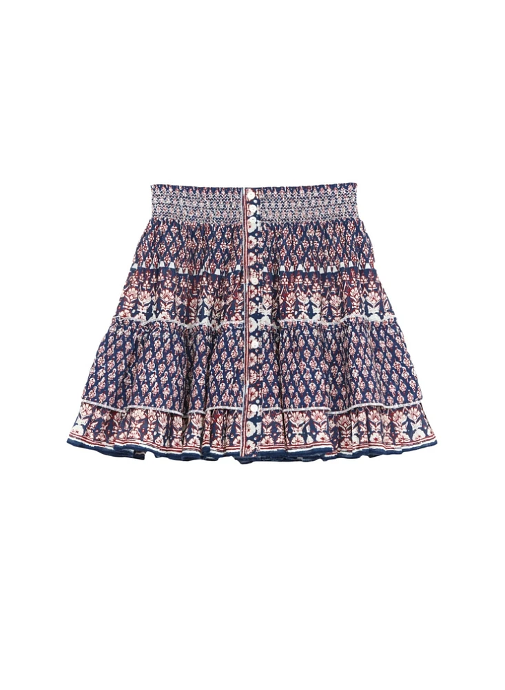 Mari Print Mini Skirt