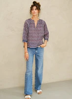 Mari Print L/S Top