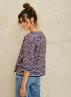 Mari Print L/S Top
