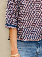 Mari Print L/S Top