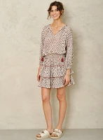 Devi Print L/S Sundress