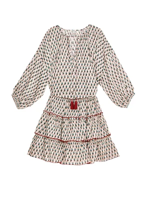Devi Print L/S Sundress