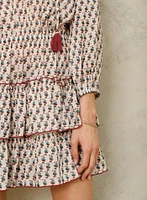 Devi Print L/S Sundress