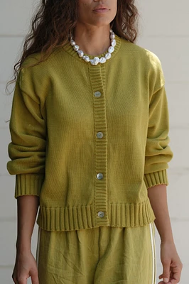 Cotton Knit Cardigan
