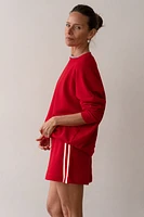 Stripe Eco-Terry Short
