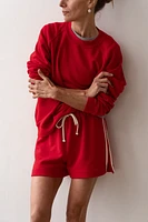 Stripe Eco-Terry Short