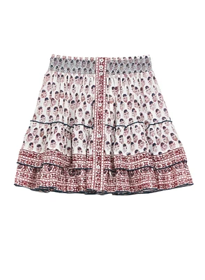 Kiki Print Mini Skirt