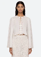 Elke Soutache L/Slv Blouse