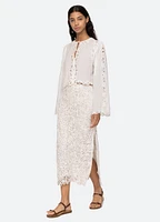 Elke Soutache L/Slv Blouse
