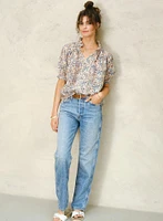 Cass Print Top
