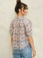 Cass Print Top
