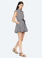 Neci Gingham Bubble Mini Dress