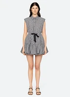 Neci Gingham Bubble Mini Dress