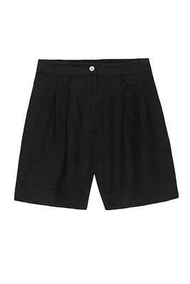 The Linen Pleated Short