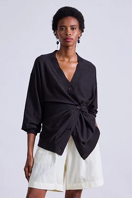 Drippy Tissue Cardigan