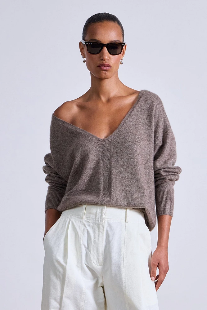 Softest Silk Cashmere V-Neck