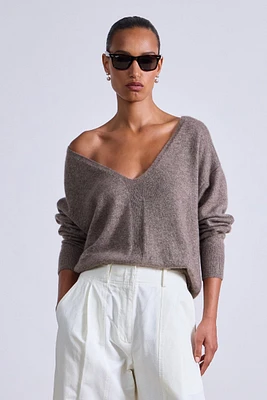 Softest Silk Cashmere V-Neck