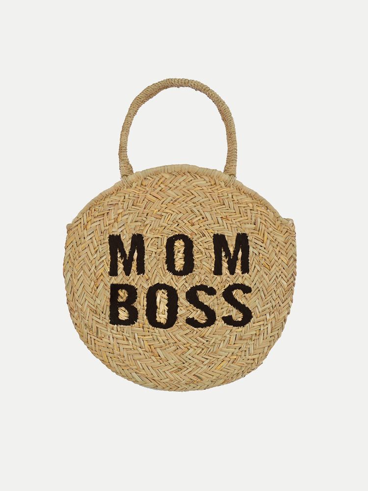 Bolsa de Playa Redonda Mom Boss