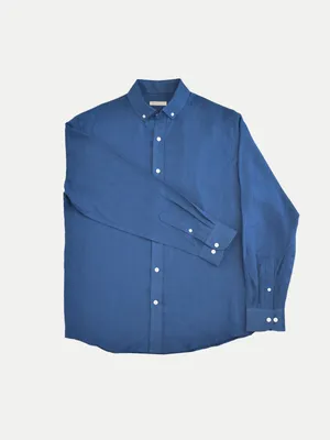 Camisa de Lino 100% Navy