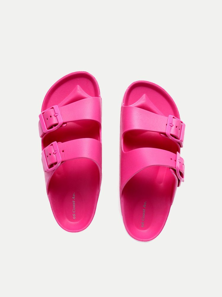 Sandalias Magenta Mujer