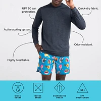 Saxx - Droptemp™ All Day Cooling Hoodie : Turbulence Heather