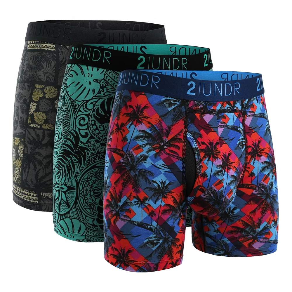 Pack de 3 boxers sélectionnés 2Undr Swing Shift  Tonga/Somoa/Fiji