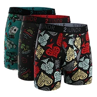 Pack de 3 boxers sélectionnés 2Undr Swing Shift  Mobsters/Vegas/Spades