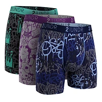 Pack de 3 boxers sélectionnés 2Undr Swing Shift  Crowns/Skulls/Drips