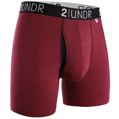 2Undr - Swing Shift Boxer Brief : Burgundy