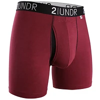 2Undr - Swing Shift Boxer Brief : Burgundy