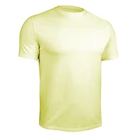T-Shirt Crew Luxury Heathered Light Yellow