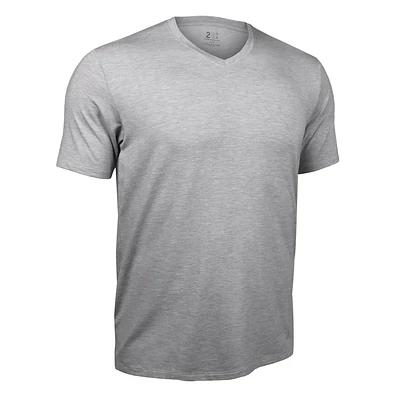 Luxury Grey V-neck T-shirt
