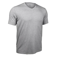 Luxury Grey V-neck T-shirt