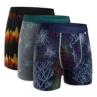 Pack de 3 boxers sélectionnés ECO Fir/Tortugas/Undersea