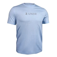 T-shirt LOGO All Day Heathered Light Blue