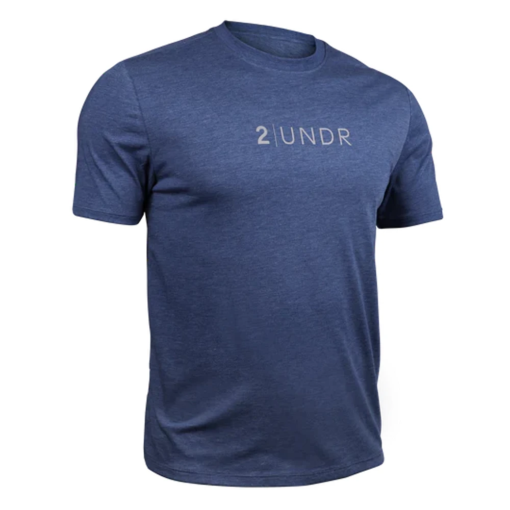 T-shirt LOGO All Day Heathered Navy