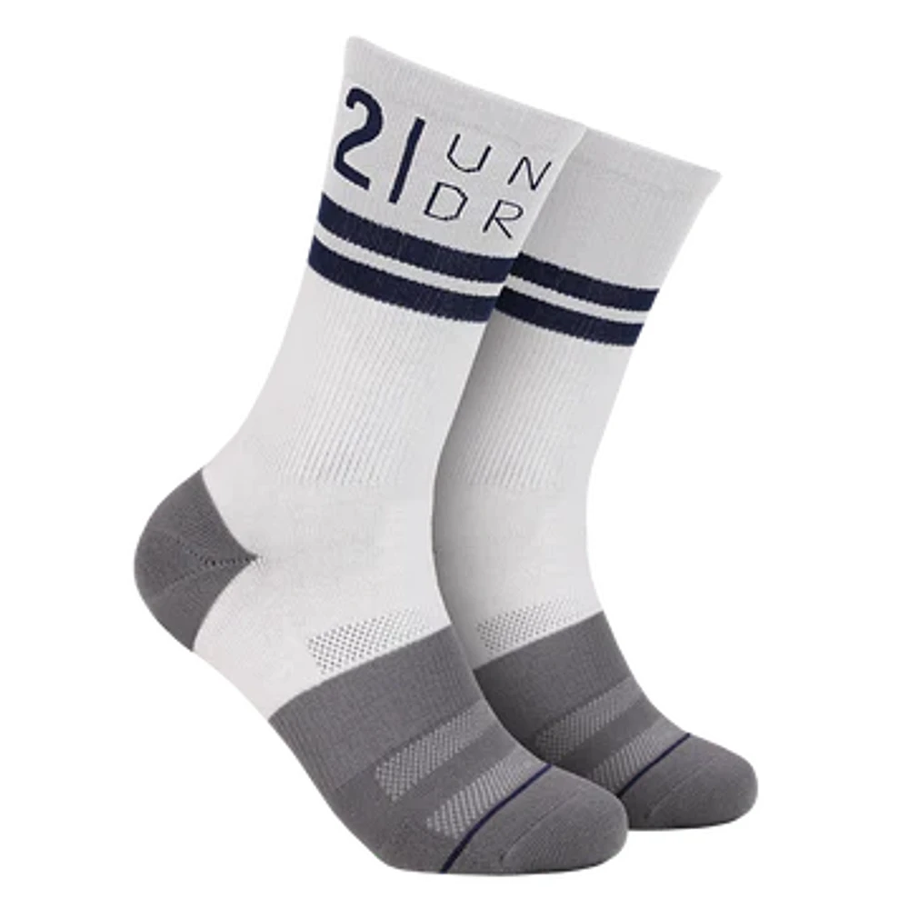Pair of Sport White grey sock