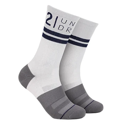 Pair of Sport White grey sock
