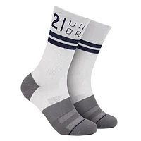 Pair of Sport White grey sock