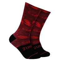 Pair of Flex Printed Red Storm socks