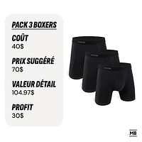 Don - 3 boxers Feel : Jet Black