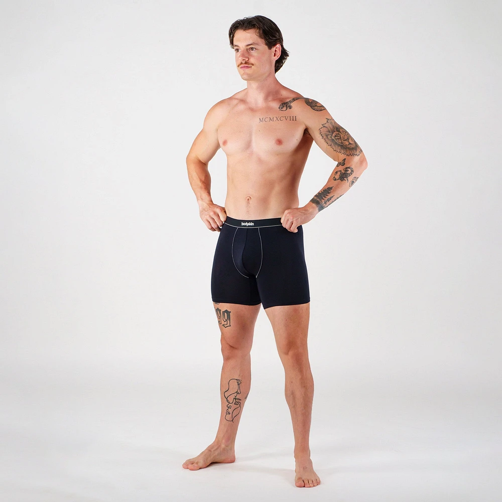 Daily Boxer Brief : Black & charcoal