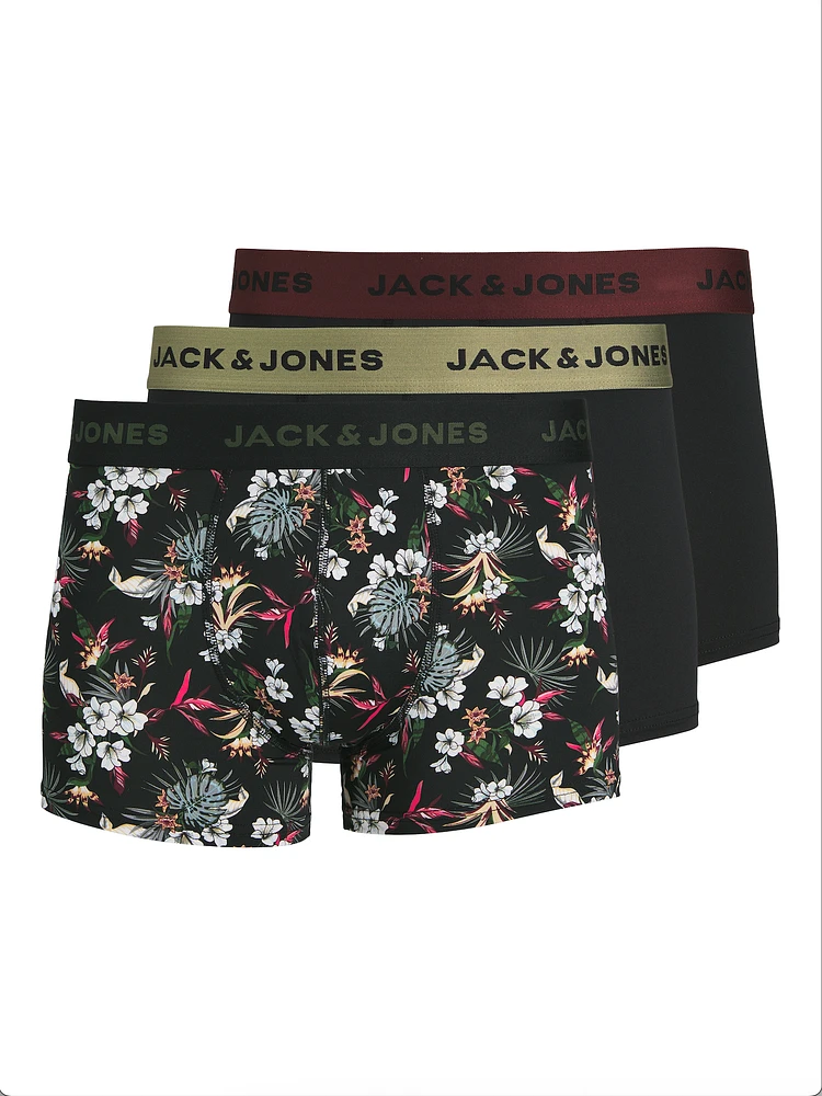 Pack de 3 boxers courts : Flower Microfibre