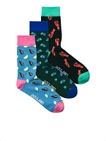 Pack de 3 paires de chaussettes SEAFOOD